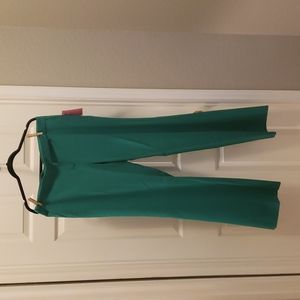 Isaac Mizrahi - women's green pants